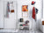 Wall Mounted Key Holder and Magnetic Dry-Erase Glass Board KN13 Abstract Graphics Series: Ethnic abstraction