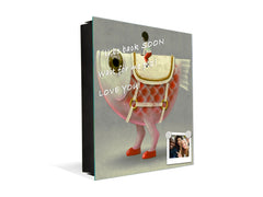 Dekorative Key Box K01 Konzentrische Linien