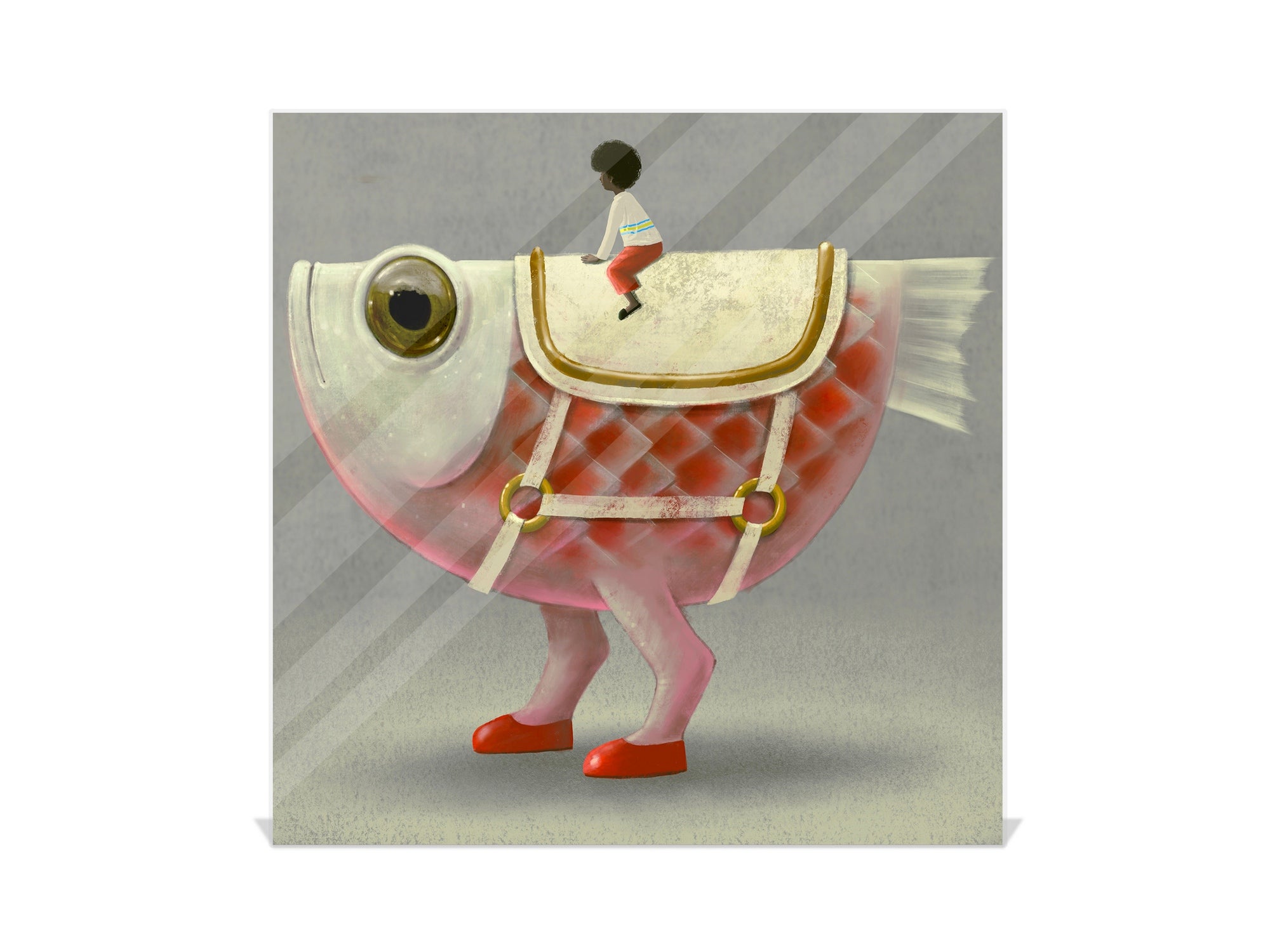 Dekorative Key Box K01 Konzentrische Linien