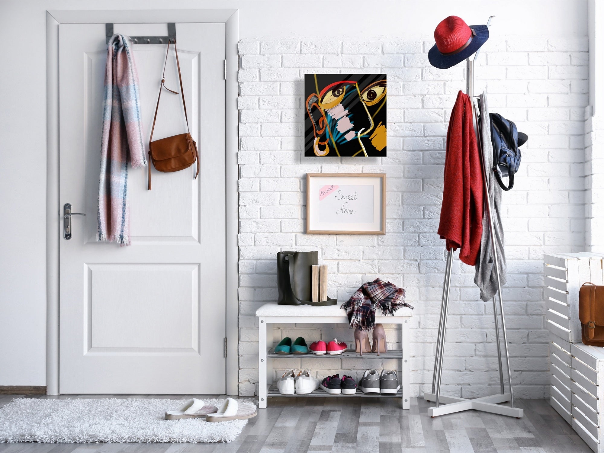 Moderno Armario para Llaves K01 Líneas concéntricas