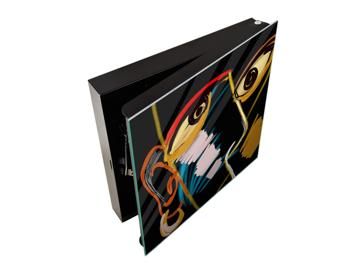 Moderno Armario para Llaves K01 Líneas concéntricas