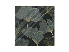 Decorative key Storage Cabinet with Glass White Board KN07: Floral art deco