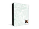 Decorative key Storage Cabinet with Glass White Board KN07: Abstract leave background