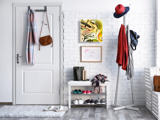 Petite armoire pour clés avec motif au choix K01 Lignes concentriques