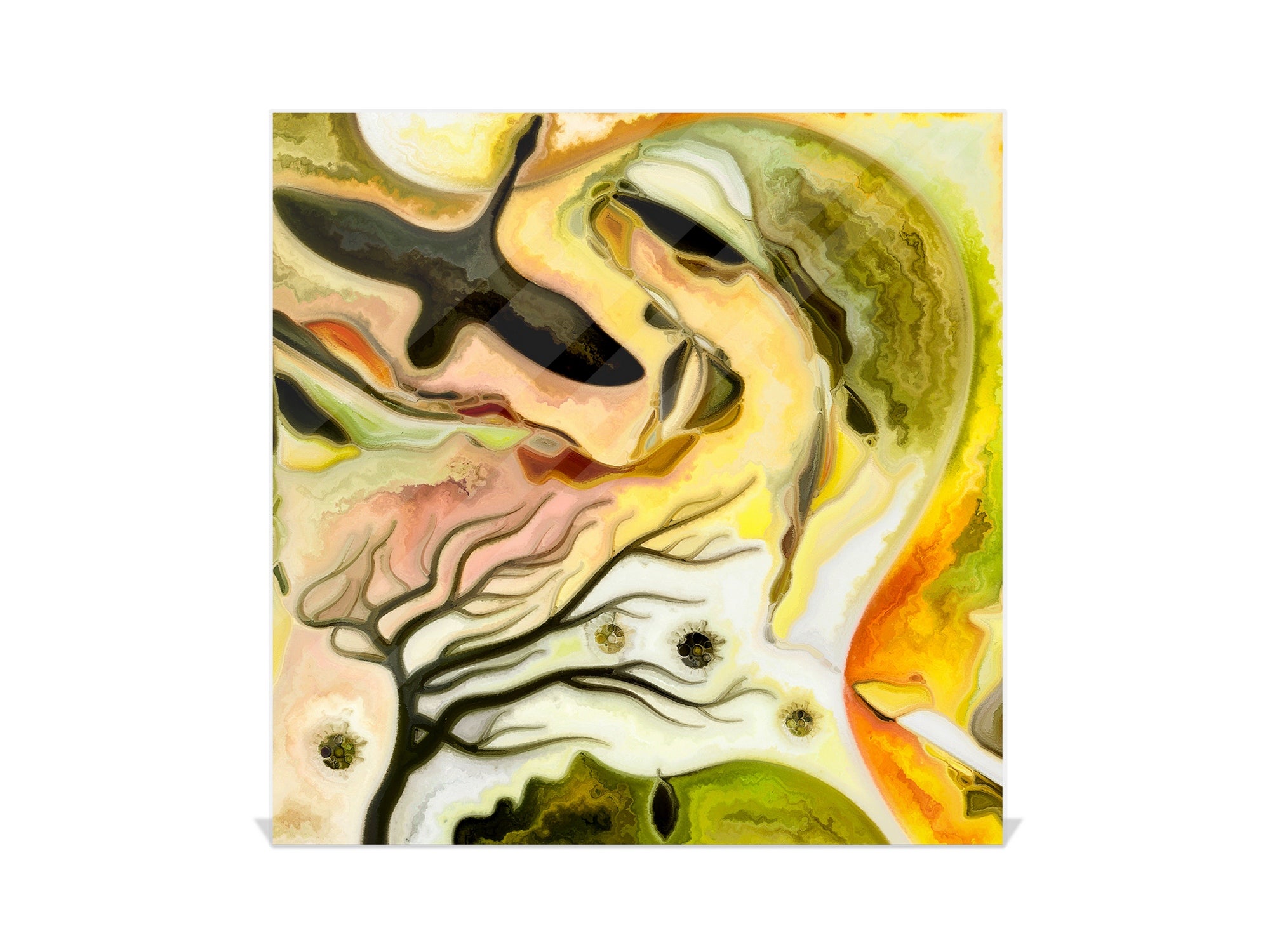 Petite armoire pour clés avec motif au choix K01 Lignes concentriques