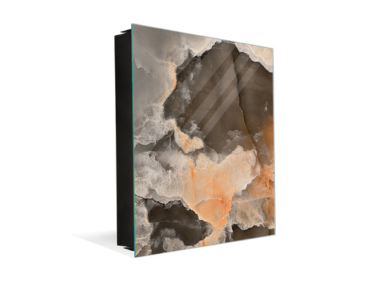 Concept Crystal Key Lock Box Storage Holder and and Magnetic Whiteboard KN02 Marbles 2 Series: 3D marble wall