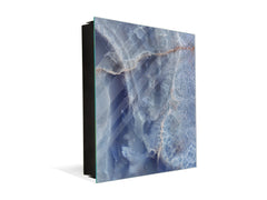 50 Key lock Box storage holder with Decorative front glass panel KN01 Marbles 1 Series: Marble dotted surface