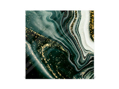 Concept Crystal Wall Mount Key Box together with Decorative Dry Erase Board KN03 Colourful abstractions Series: Mesmerising golden powder