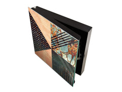 50 Keys Cabinet with Decorative Front Panel and Glass White Board KN06: Textures and tiles 2 Series: Diverse tile pattern