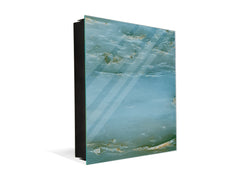 Concept Crystal Key Lock Box Storage Holder and and Magnetic Whiteboard KN02 Marbles 2 Series: Water-like marble