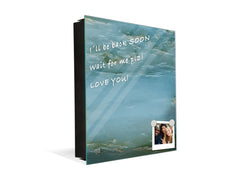 Concept Crystal Key Lock Box Storage Holder and and Magnetic Whiteboard KN02 Marbles 2 Series: Water-like marble