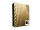 Decorative Key Box with Magnetic Glass Dry-Erase Board KN08 Golden Waves Series: Golden art deco