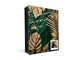 Decorative Key Organizer with Magnetic Surface Dry-Erase Board KN11 Tropical Leaves Series: Creative nature