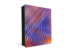 Wall Mount Key Box together with Decorative Dry Erase Board KN09 Colourful Variety Series: Colorful wavy design 1