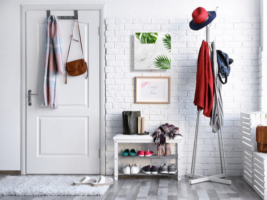 Decorative Key Organizer with Magnetic Surface Dry-Erase Board KN11 Tropical Leaves Series: Summer concept