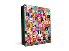 Steel key storage locker K01 Art Collage