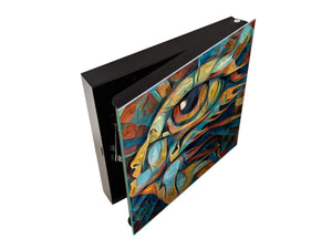 Key Cabinet together with Magnetic Glass Markerboard KN12 Paintings Series: Inner eye