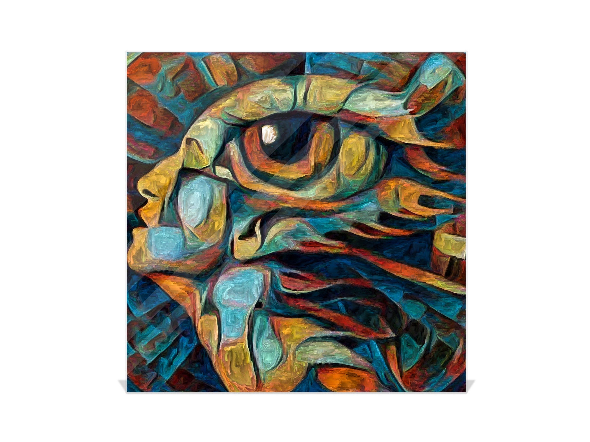 Petite armoire pour clés avec motif au choix K01 Lignes concentriques