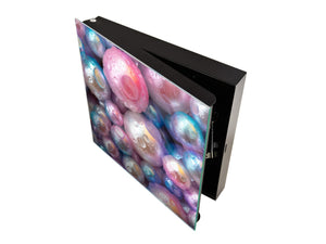 Wall Mount Key Box together with Decorative Dry Erase Board KN09 Colourful Variety Series: Shiny pearls 1
