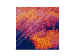 Petite armoire pour clés avec motif au choix K01 Lignes concentriques