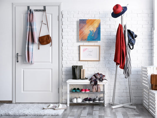 Petite armoire pour clés avec motif au choix K01 Lignes concentriques