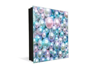 Wall Mount Key Box together with Decorative Dry Erase Board KN09 Colourful Variety Series: Shiny pearls 2