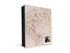 Wall Mount Key Box together with Decorative Dry Erase Board KN09 Colourful Variety Series: Beige decorative tree