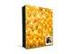 Wall Mount Key Box together with Decorative Dry Erase Board KN09 Colourful Variety Series: Shiny yellow surface