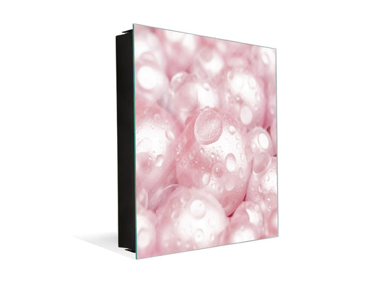 Wall Mount Key Box together with Decorative Dry Erase Board KN09 Colourful Variety Series: Gems close-up