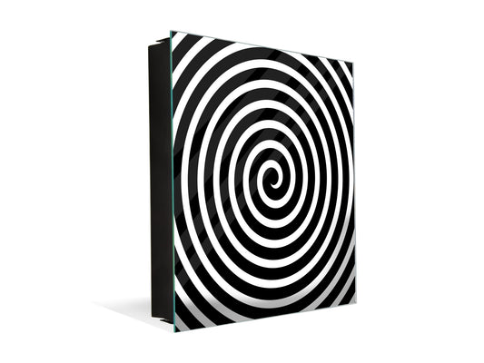 50 Key lock Box storage holder K01 Concentric lines