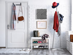 50 Key lock Box storage holder K01 Concentric lines