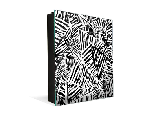 Petite armoire pour clés avec motif au choix K01 Triangles et rayures