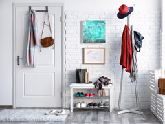 Armario de llaves con decoración K10  Grungy blue