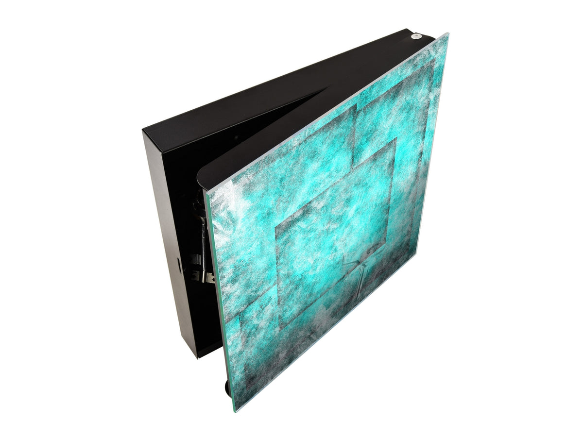 Armario de llaves con decoración K10  Grungy blue