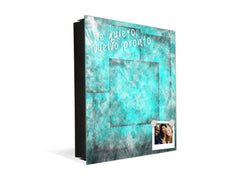 Armario de llaves con decoración K10  Grungy blue