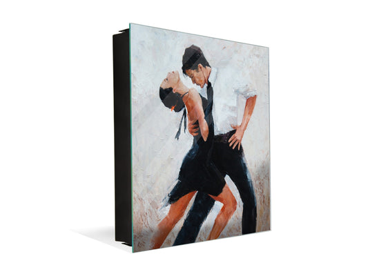 50 Key lock Box storage holder K13 Tango dancers