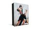 Cassetta per chiavi in metallo con disegno decorativo K13: Ballerini di tango