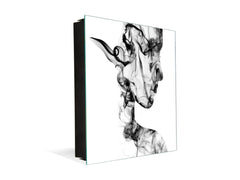 50 Key lock Box storage holder K13 Portrait of young woman