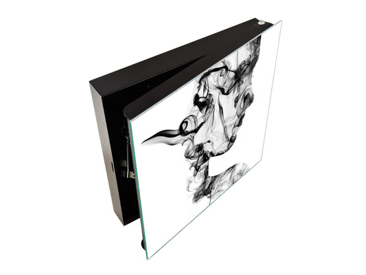 50 Key lock Box storage holder K13 Portrait of young woman