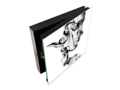 50 Key lock Box storage holder K13 Portrait of young woman