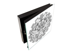 Wall Mount Key Box together K12 Aztec Warrior Mask