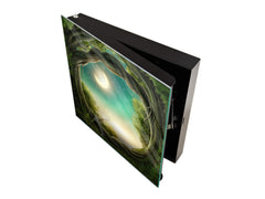 Petite boîte de décoration pour clés avec images au choix K05 Forêt sombre enchantée