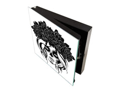 50 Key lock Box storage holder K13 Skull girl