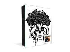 50 Key lock Box storage holder K13 Skull girl