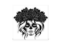 50 Key lock Box storage holder K13 Skull girl