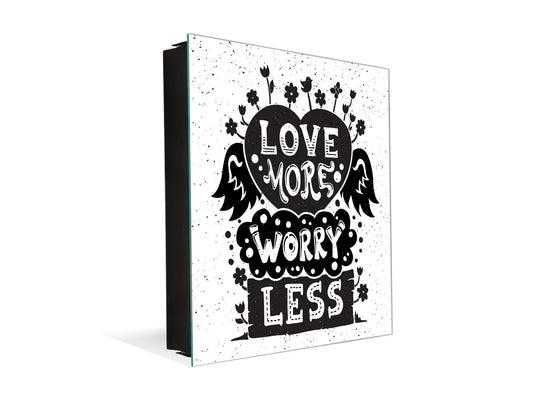 50 Keys Cabinet and Dry Erase Board in ONE K16 Doodle texts: Love more