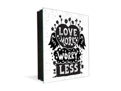 50 Keys Cabinet and Dry Erase Board in ONE K16 Doodle texts: Love more