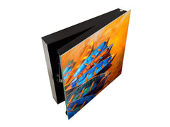 Gabinete decorativo para guardar llaves K08 Pintura al óleo sobre lienzo