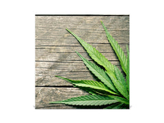 Petite armoire pour les clés avec décoration au choix K04 Feuilles de Cannabis