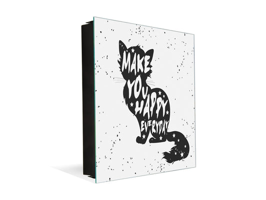 50 Keys Cabinet and Dry Erase Board in ONE K16 Doodle texts: Make you happy